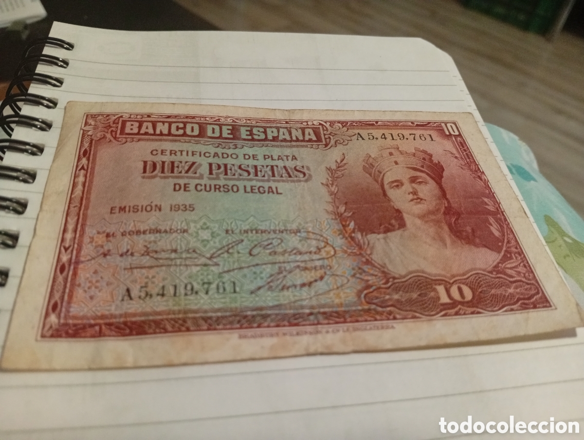 Monedas Franco: Billete de 10 pesetas