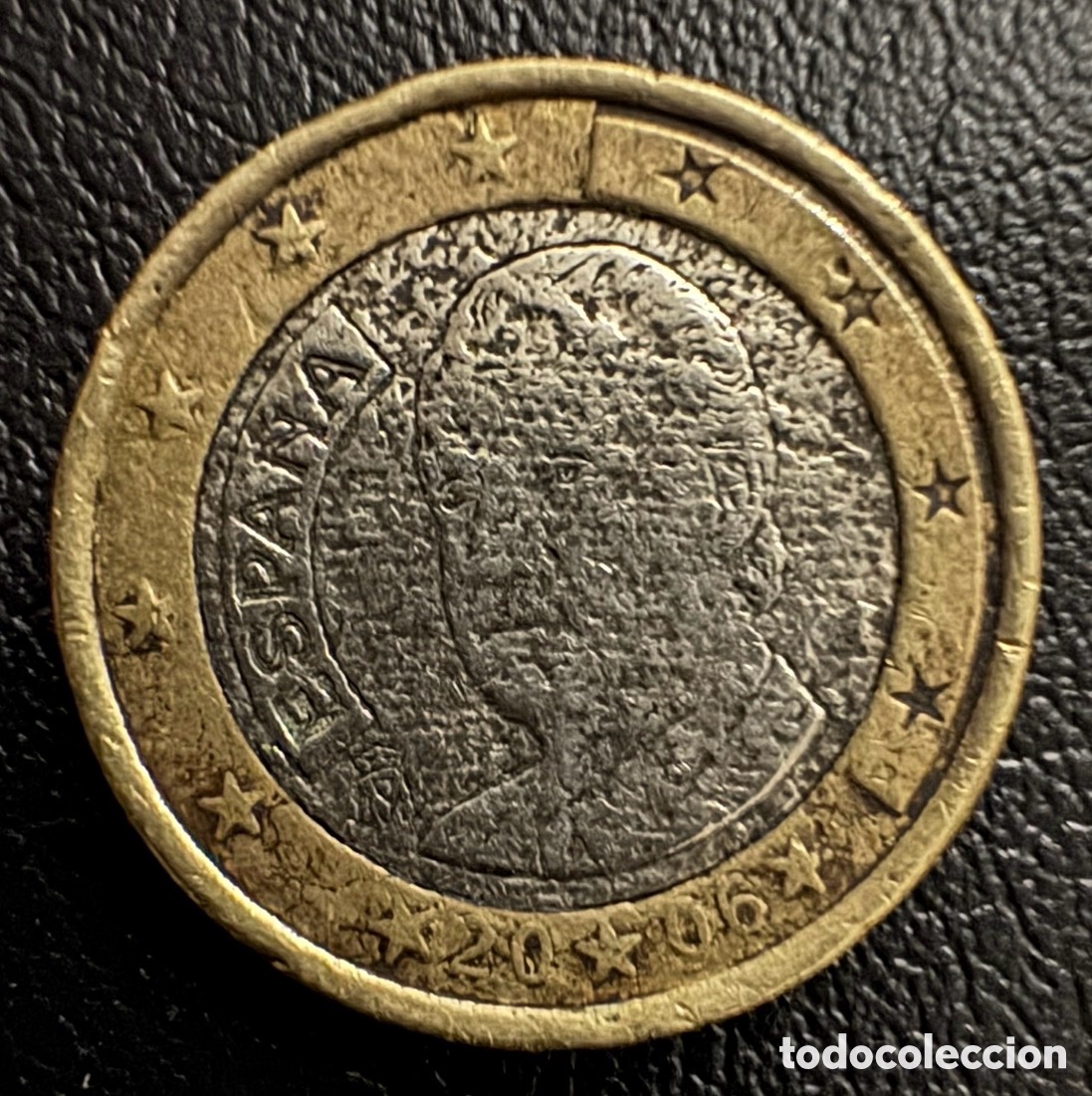 Monedas Franco: Moneda de 1 Euro Espa&ntilde;a 2006 Juan Carlos I &ndash; Poco habitual..