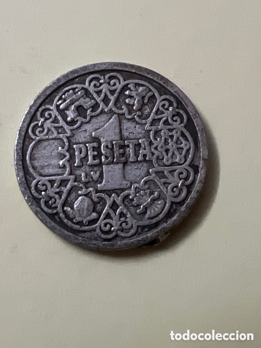 Monedas Franco: C711. MONEDA 1 PESETA 1944 ESPA&Ntilde;A