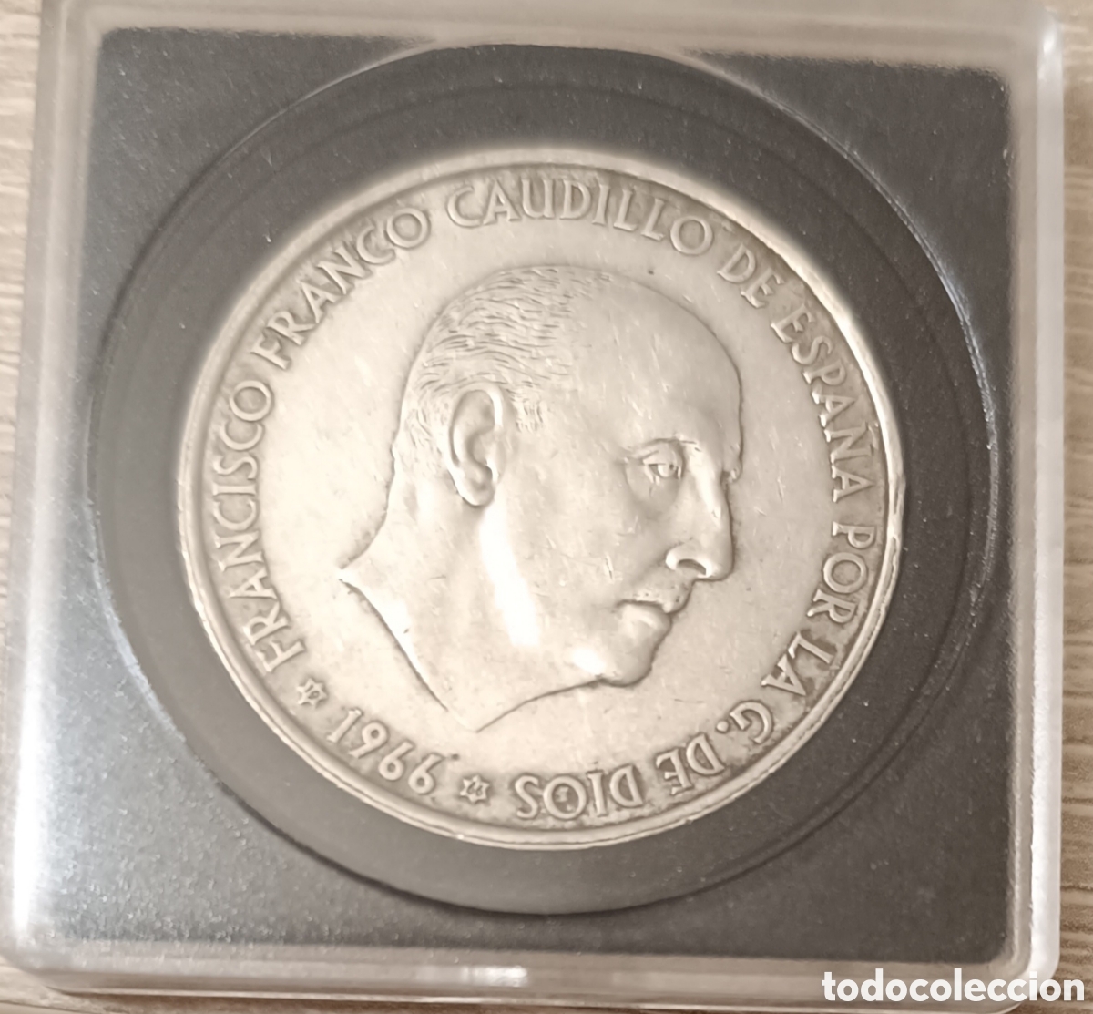 Monedas Franco: Moneda de 100 pesetas 1966 Plata
