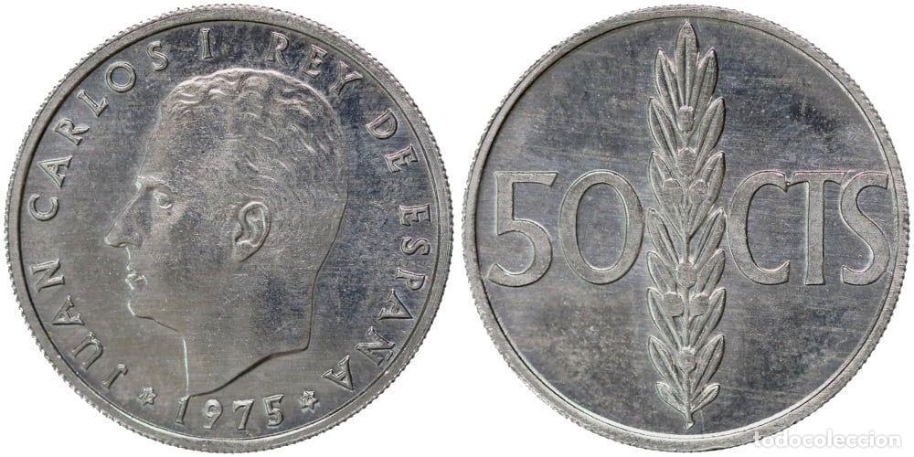 Monedas Franco: antigua MONEDA ESPA&Ntilde;A JUAN CARLOS I JUAN CARLOS I 50 CENTIMOS 1975*1976