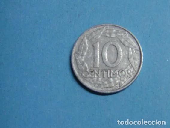 Monedas Franco: antigua MONEDA ESPA&Ntilde;A 10 CENTIMOS - Foto 3