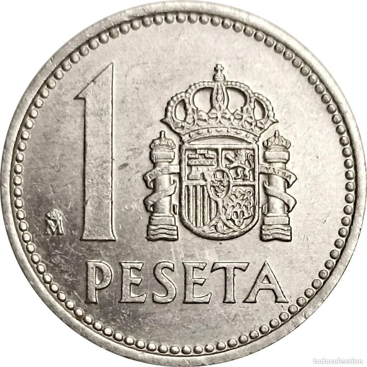 Monedas Franco: antigua MONEDA 1 peseta Espa&ntilde;a 1985