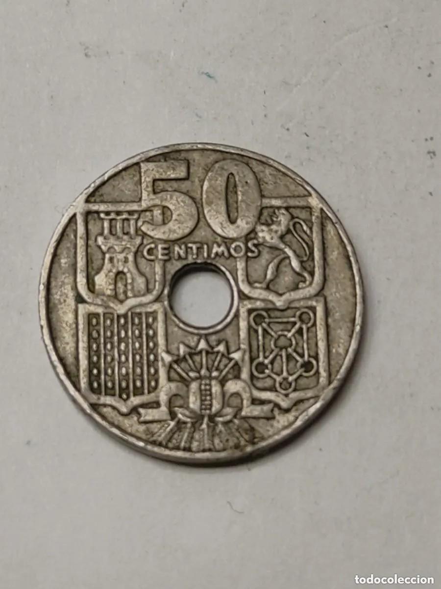 Monedas Franco: antigua MONEDA 50 centimos Espa&ntilde;a 1959 Franco Caudiillo