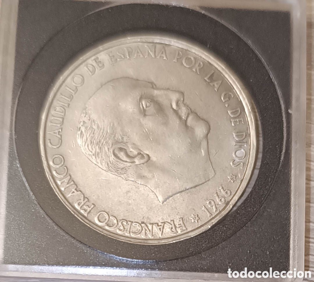 Monedas Franco: 100 pesetas 1966*67 plata