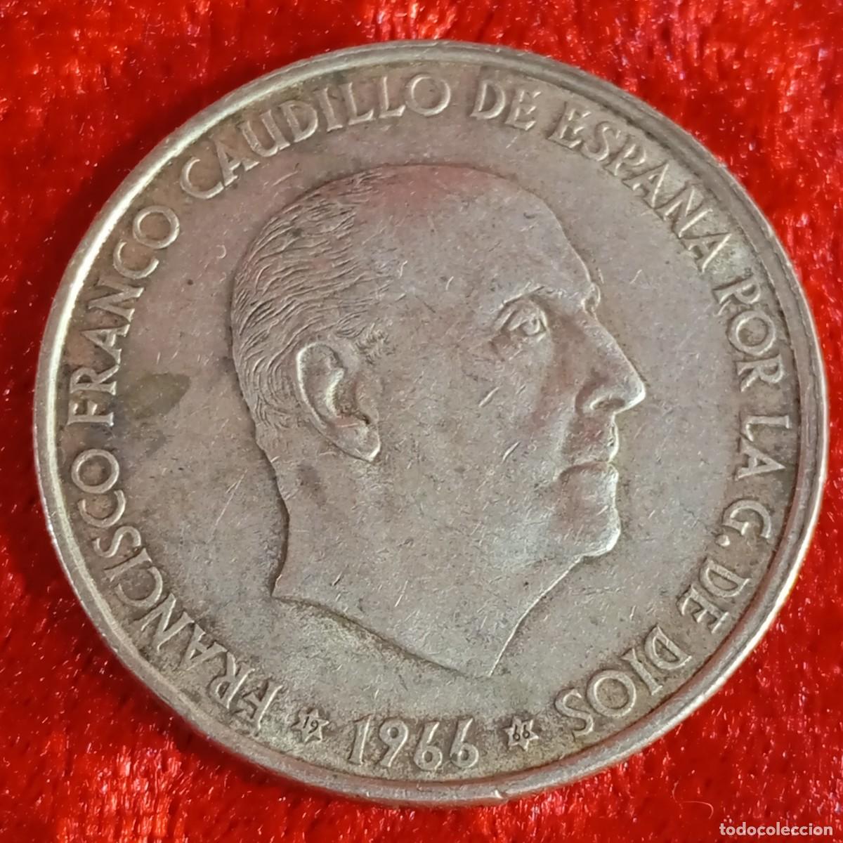 Moedas Franco: MONEDA - PLATA - CIEN PESETAS - 100 PTAS - 1966 - ESTRELLA 66 - FRANCISCO FRANCO - 18,98 G / 3