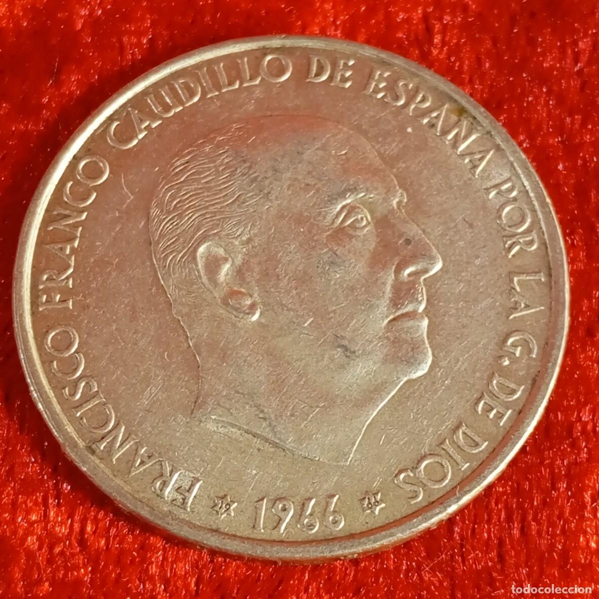 Moedas Franco: MONEDA - PLATA - CIEN PESETAS - 100 PTAS - 1966 - ESTRELLA 66 - FRANCISCO FRANCO - 18,96 G / 6