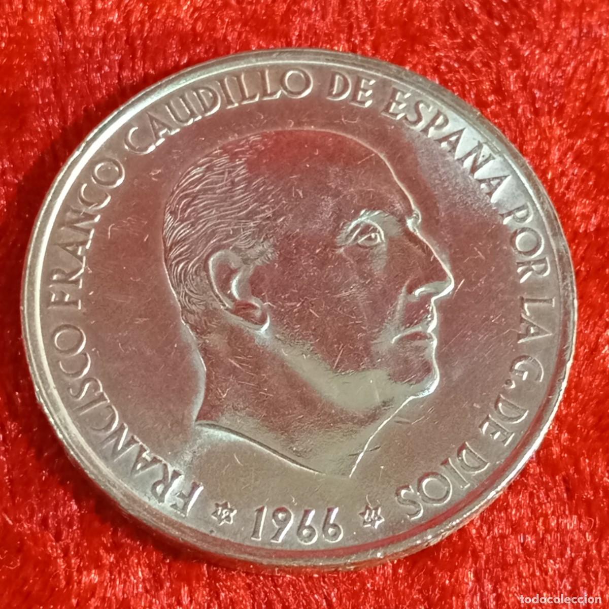 Monedas Franco: MONEDA - PLATA - CIEN PESETAS - 100 PTAS - 1966 - ESTRELLA 66 - FRANCISCO FRANCO - 18,93 G / 14