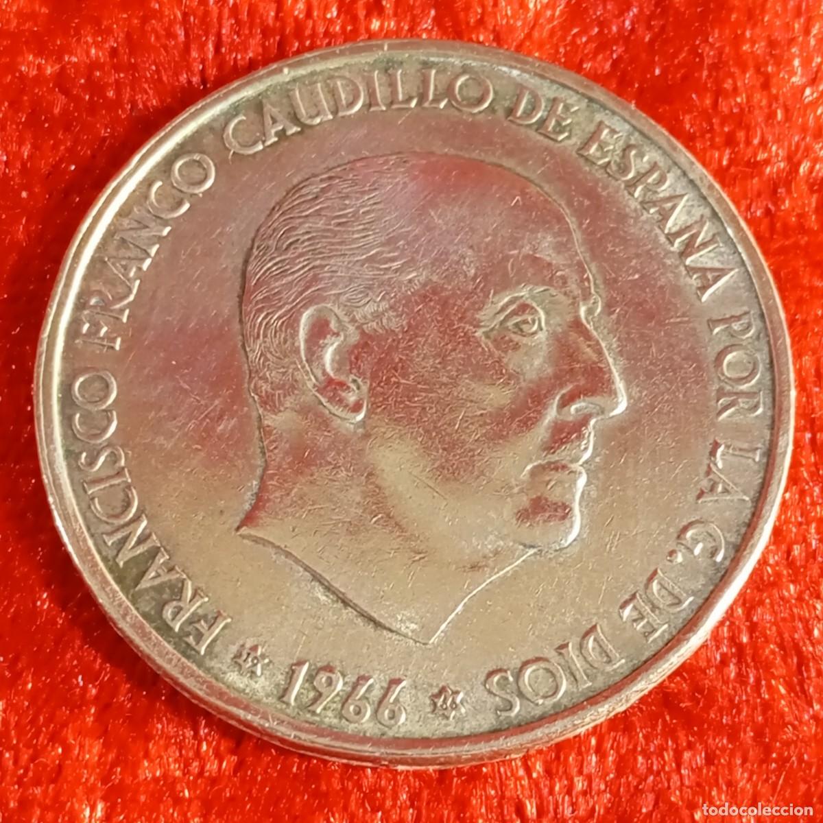 Monedas Franco: MONEDA - PLATA - CIEN PESETAS - 100 PTAS - 1966 - ESTRELLA 66 - FRANCISCO FRANCO - 18,92 G / 15
