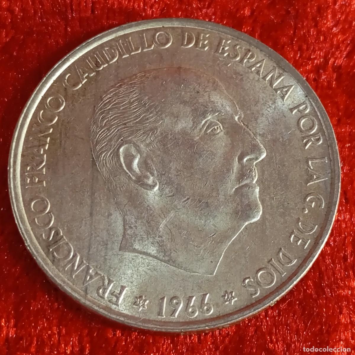 Monedas Franco: MONEDA - PLATA - CIEN PESETAS - 100 PTAS - 1966 - ESTRELLA 66 - FRANCISCO FRANCO - 18,94 G / 16