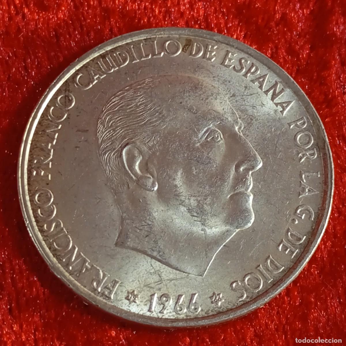 Monedas Franco: MONEDA - PLATA - CIEN PESETAS - 100 PTAS - 1966 - ESTRELLA 66 - FRANCISCO FRANCO - 18,79 G / 17