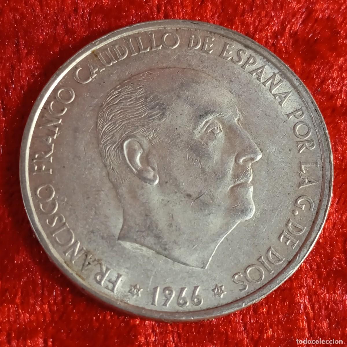 Monedas Franco: MONEDA - PLATA - CIEN PESETAS - 100 PTAS - 1966 - ESTRELLA 66 - FRANCISCO FRANCO - 19,06 G / 18