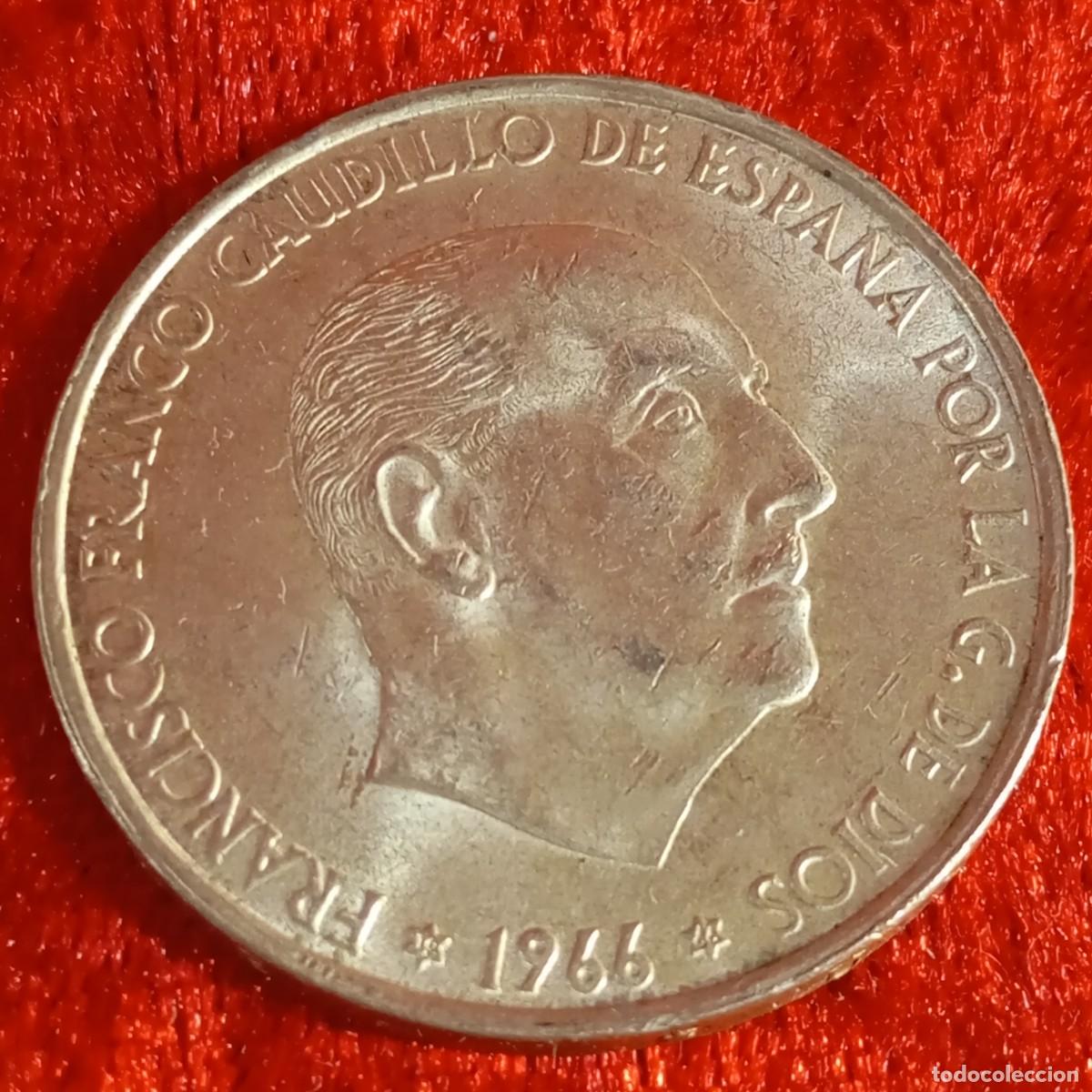 Monedas Franco: MONEDA - PLATA - CIEN PESETAS - 100 PTAS - 1966 - ESTRELLA 66 - FRANCISCO FRANCO - 19,11 G / 20