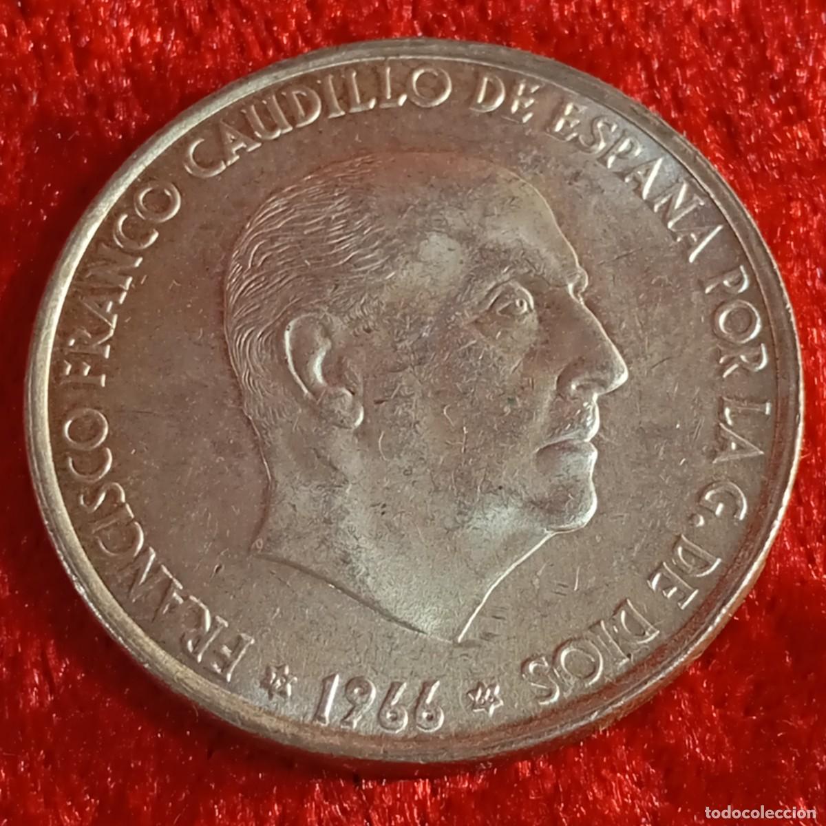 Monedas Franco: MONEDA - PLATA - CIEN PESETAS - 100 PTAS - 1966 - ESTRELLA 66 - FRANCISCO FRANCO - 19,01 G / 21