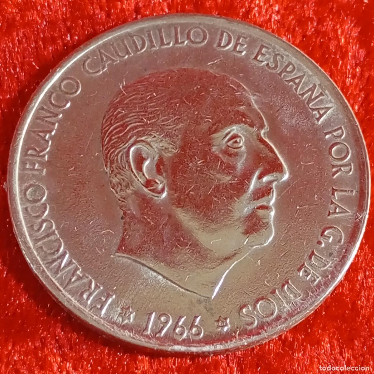 Monedas Franco: MONEDA - PLATA - CIEN PESETAS - 100 PTAS - 1966 - ESTRELLA 67 - FRANCISCO FRANCO - 18,80 G / 22