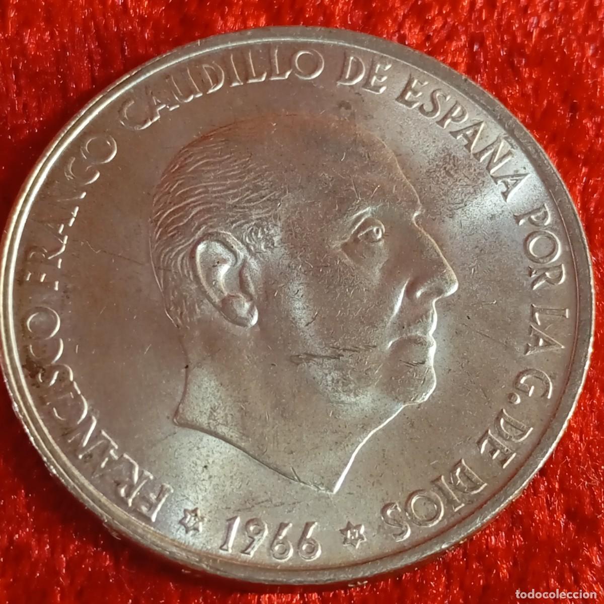 Monedas Franco: MONEDA - PLATA - CIEN PESETAS - 100 PTAS - 1966 - ESTRELLA 67 - FRANCISCO FRANCO - 19,30 G / 24