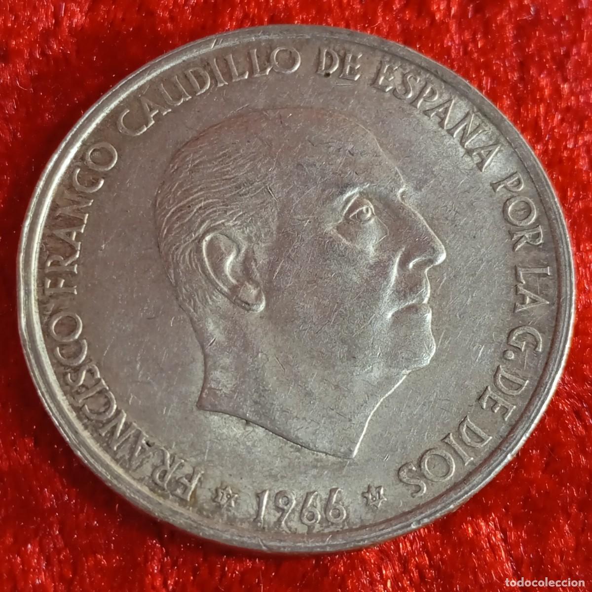 Monedas Franco: MONEDA - PLATA - CIEN PESETAS - 100 PTAS - 1966 - ESTRELLA 67 - FRANCISCO FRANCO - 18,91 G / 26