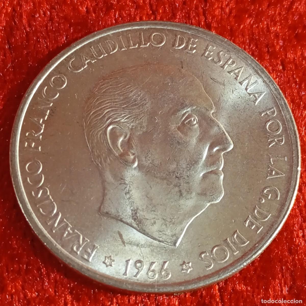 Monedas Franco: MONEDA - PLATA - CIEN PESETAS - 100 PTAS - 1966 - ESTRELLA 67 - FRANCISCO FRANCO - 19,12 G / 29