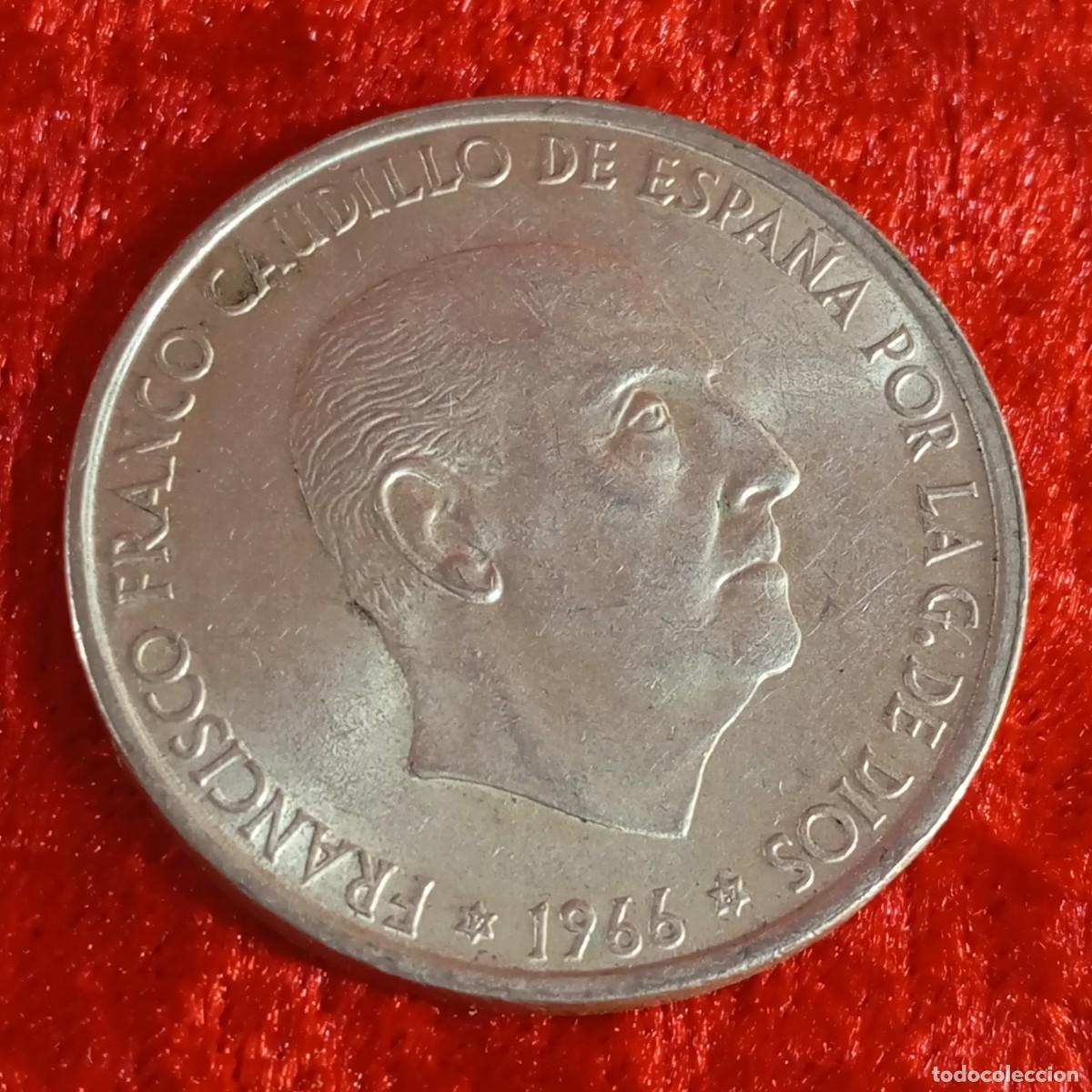 Monedas Franco: MONEDA - PLATA - CIEN PESETAS - 100 PTAS - 1966 - ESTRELLA 67 - FRANCISCO FRANCO - 19,10 G / 32