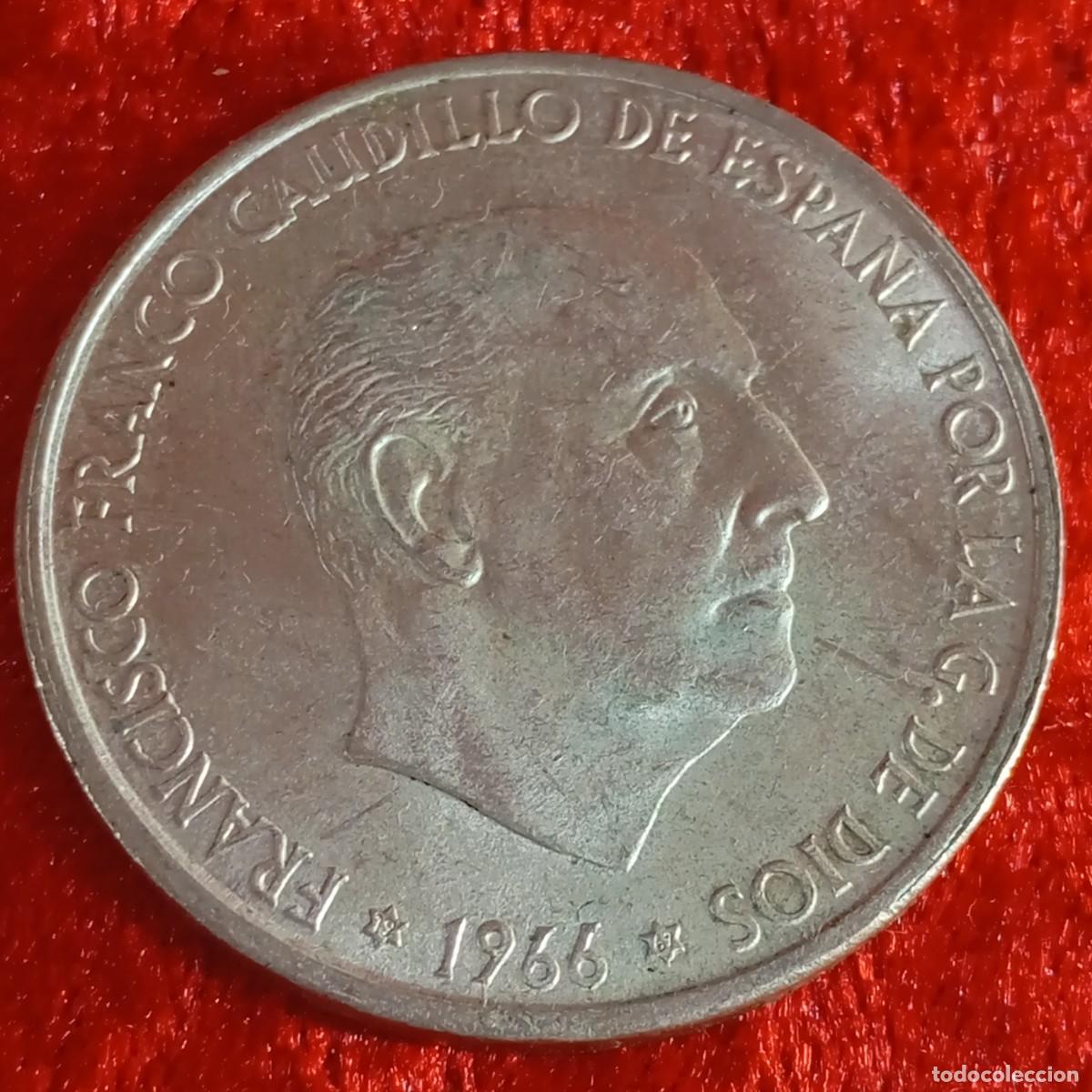 Monedas Franco: MONEDA - PLATA - CIEN PESETAS - 100 PTAS - 1966 - ESTRELLA 67 - FRANCISCO FRANCO - 19,30 G / 33