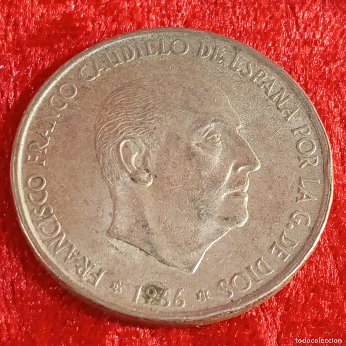 Monedas Franco: MONEDA - PLATA - CIEN PESETAS - 100 PTAS - 1966 - ESTRELLA 67 - FRANCISCO FRANCO - 19,12 G / 37