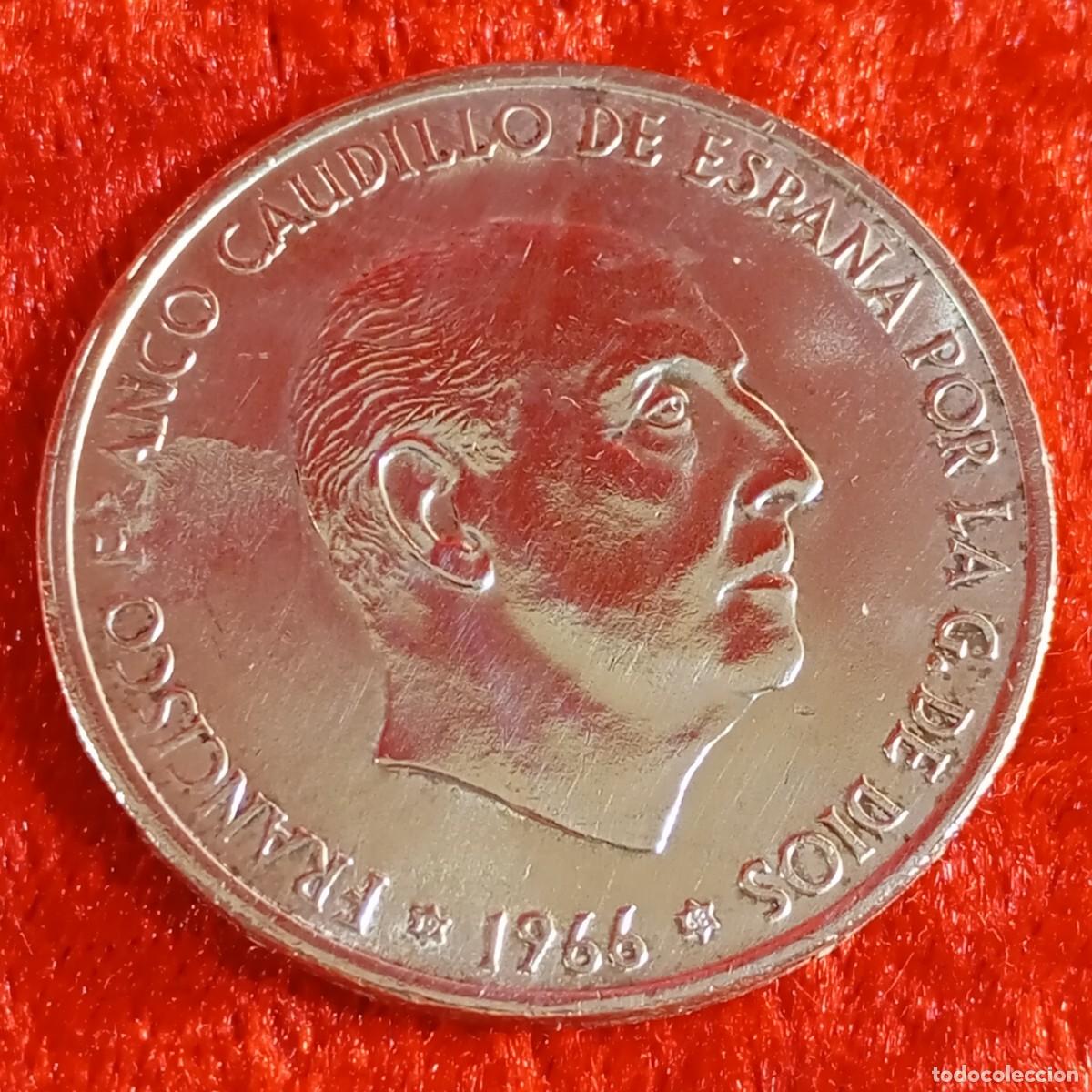 Monedas Franco: MONEDA - PLATA - CIEN PESETAS - 100 PTAS - 1966 - ESTRELLA 68 - FRANCISCO FRANCO - 18,95 G / 38