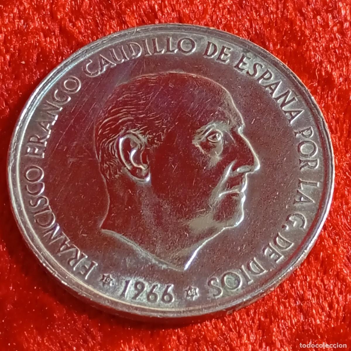Monedas Franco: MONEDA - PLATA - CIEN PESETAS - 100 PTAS - 1966 - ESTRELLA 68 - FRANCISCO FRANCO - 19,36 G / 39