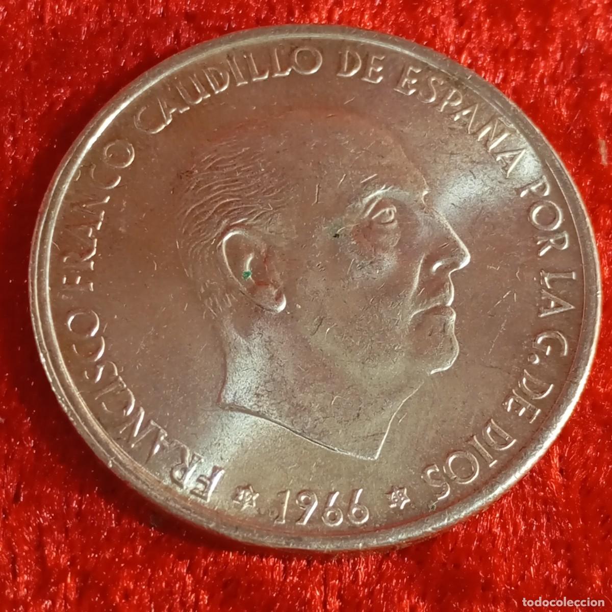 Monedas Franco: MONEDA - PLATA - CIEN PESETAS - 100 PTAS - 1966 - ESTRELLA 68 - FRANCISCO FRANCO - 19,17 G / 40