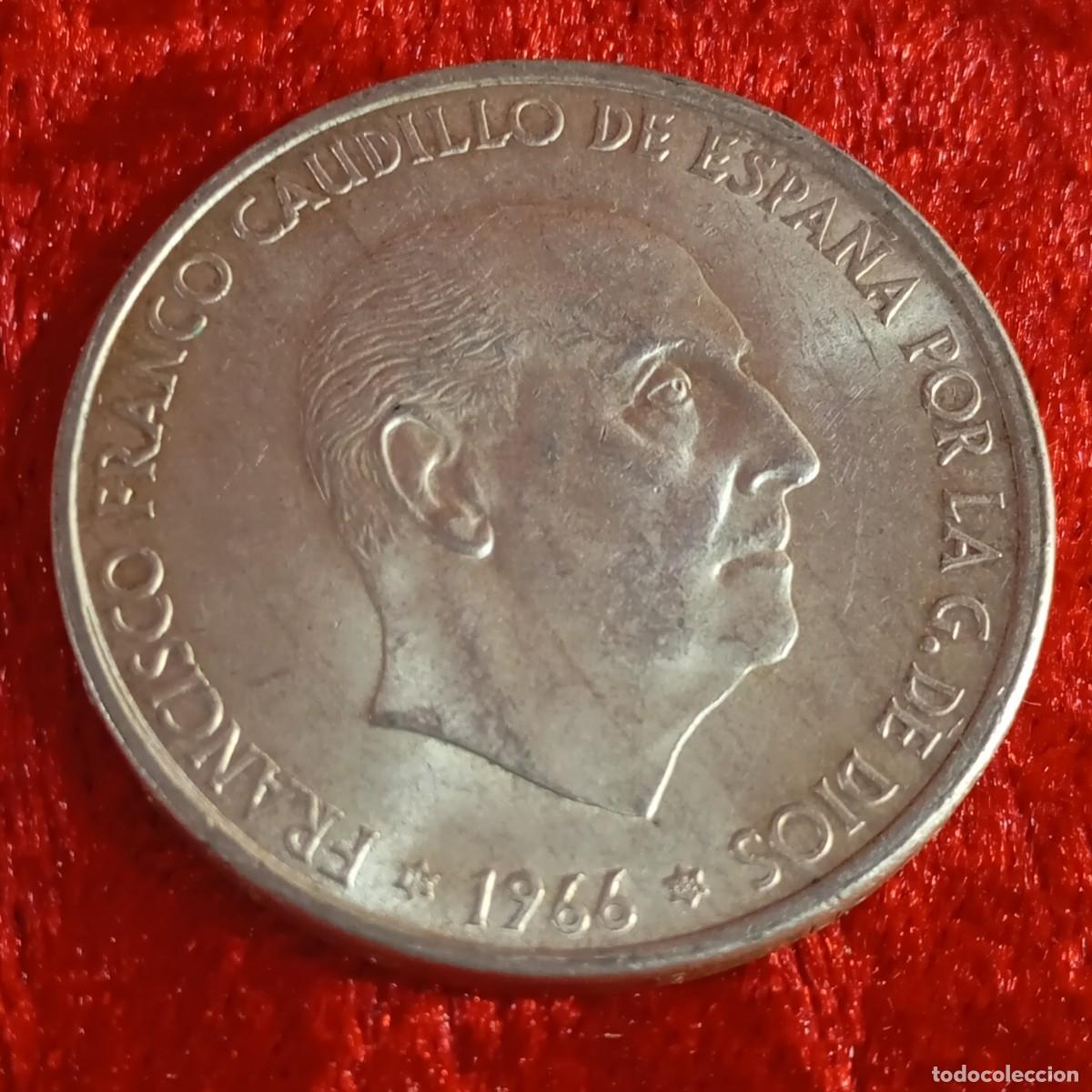 Monedas Franco: MONEDA - PLATA - CIEN PESETAS - 100 PTAS - 1966 - ESTRELLA 68 - FRANCISCO FRANCO - 19,16 G / 41