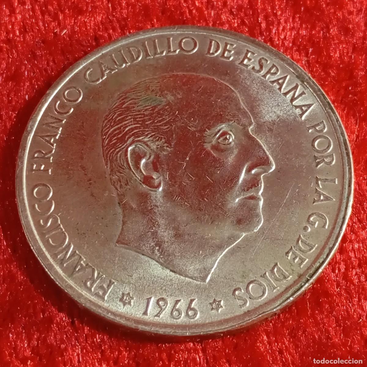Monedas Franco: MONEDA - PLATA - CIEN PESETAS - 100 PTAS - 1966 - ESTRELLA 68 - FRANCISCO FRANCO - 19,25 G / 43