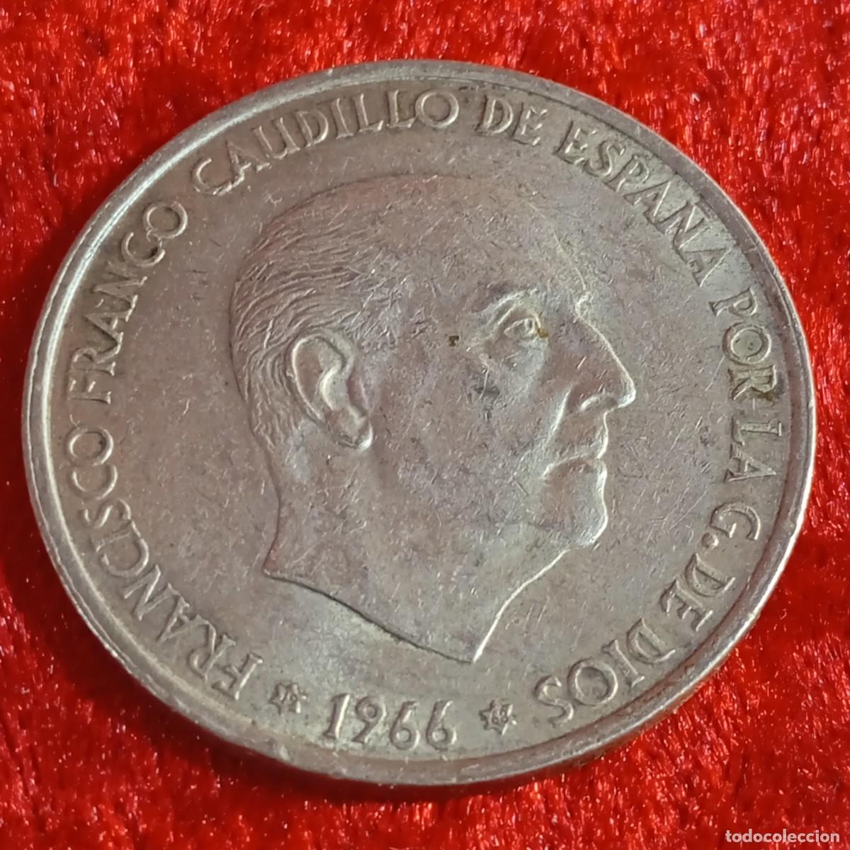Monedas Franco: MONEDA - PLATA - CIEN PESETAS - 100 PTAS - 1966 - ESTRELLA 68 - FRANCISCO FRANCO - 19,07 G / 45
