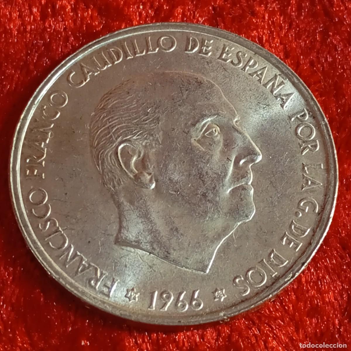 Monedas Franco: MONEDA - PLATA - CIEN PESETAS - 100 PTAS - 1966 - ESTRELLA 68 - FRANCISCO FRANCO - 19,43 G / 46