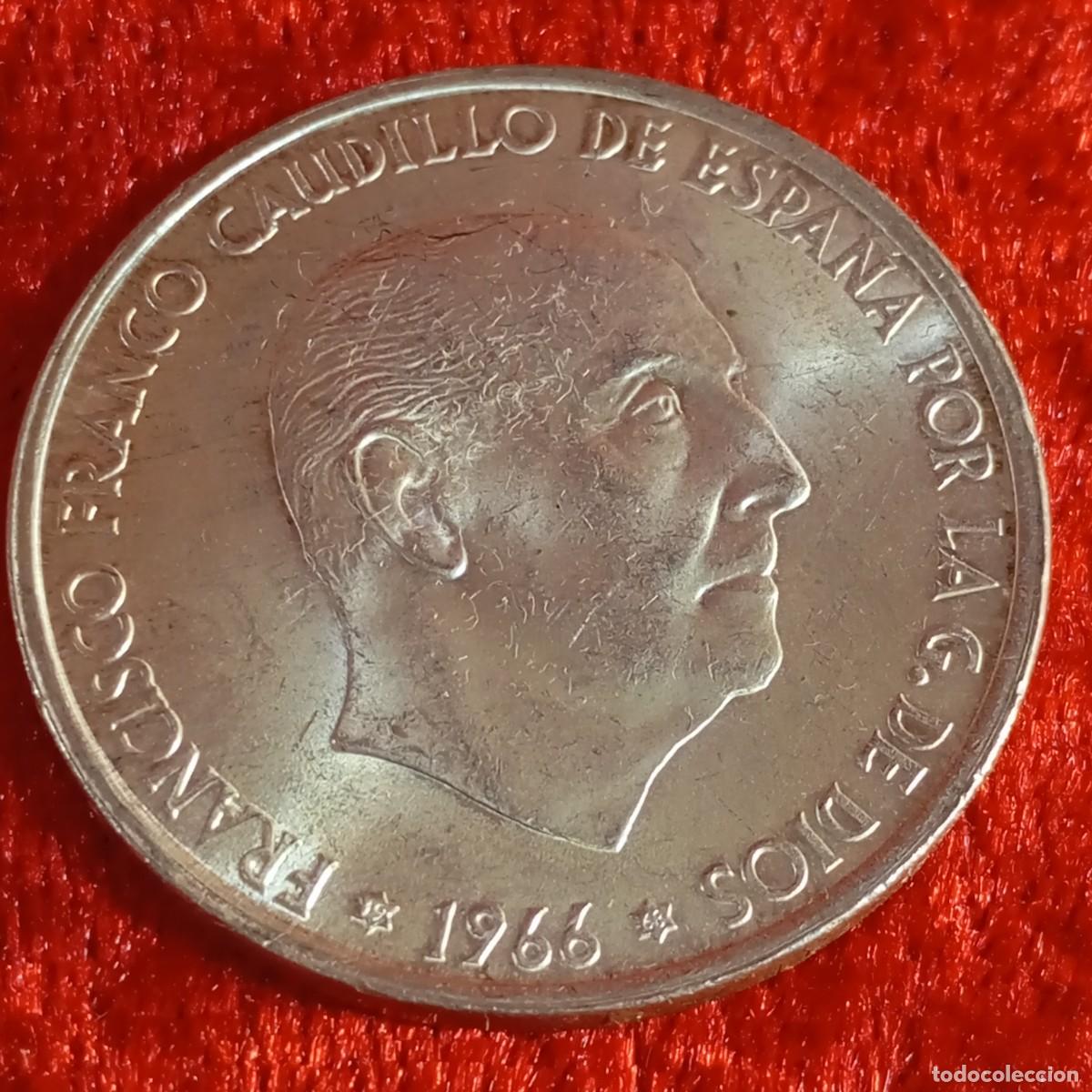 Monedas Franco: MONEDA - PLATA - CIEN PESETAS - 100 PTAS - 1966 - ESTRELLA 68 - FRANCISCO FRANCO - 19,27 G / 47
