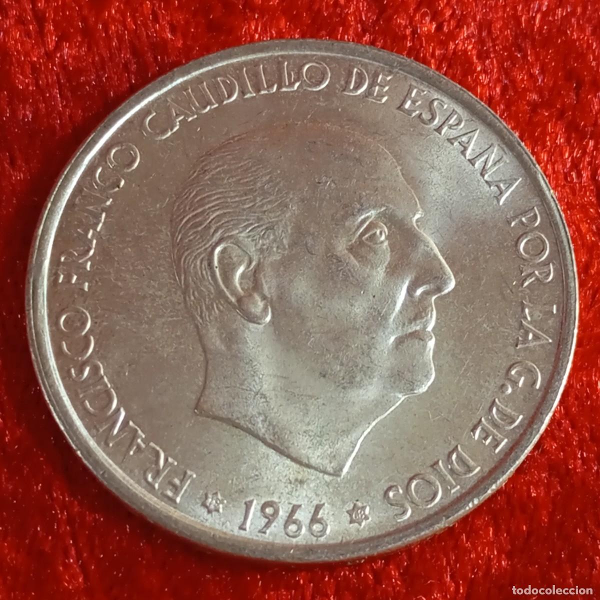 Monedas Franco: MONEDA - PLATA - CIEN PESETAS - 100 PTAS - 1966 - ESTRELLA 68 - FRANCISCO FRANCO - 18,94 G / 48