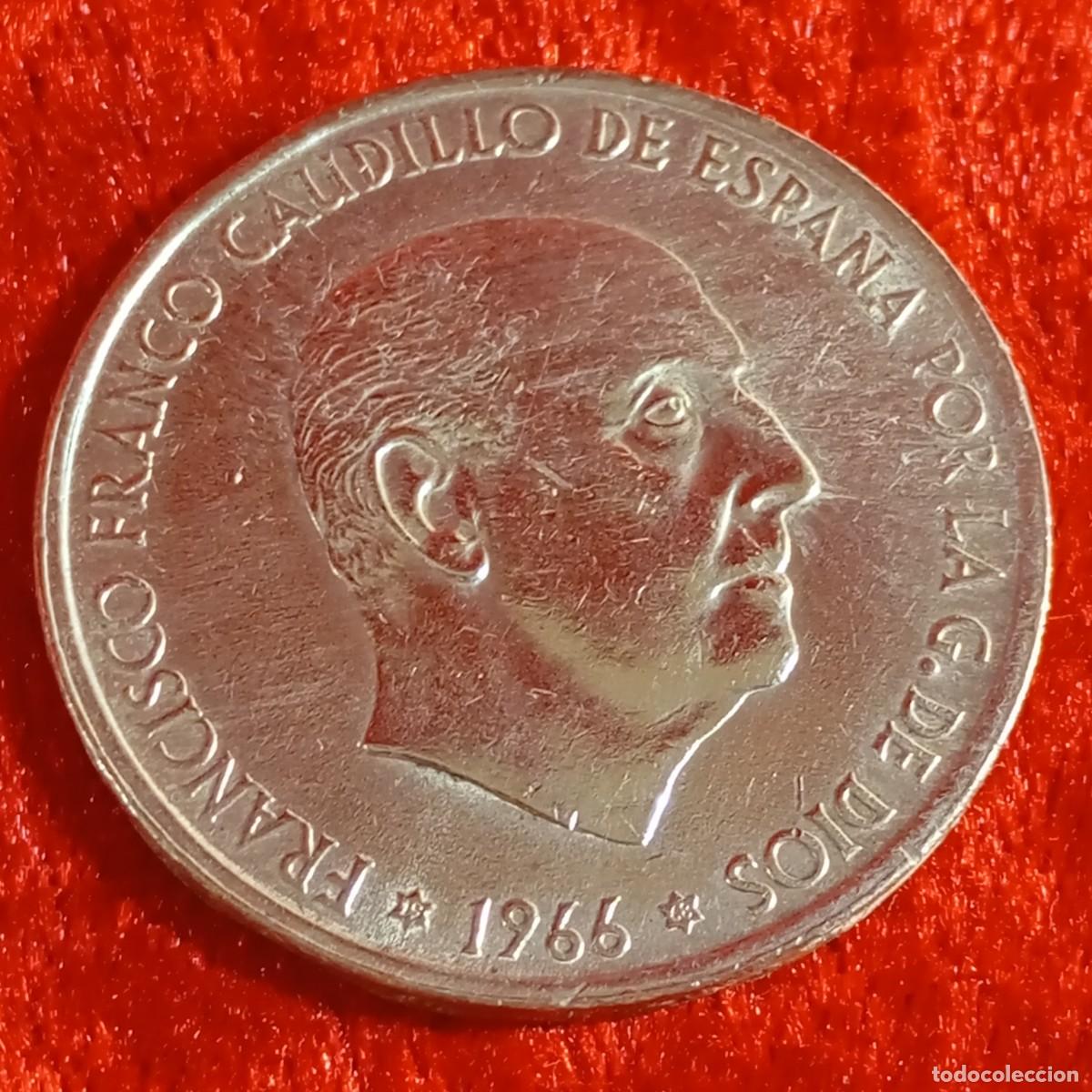 Monedas Franco: MONEDA - PLATA - CIEN PESETAS - 100 PTAS - 1966 - ESTRELLA 68 - FRANCISCO FRANCO - 19,19 G / 49