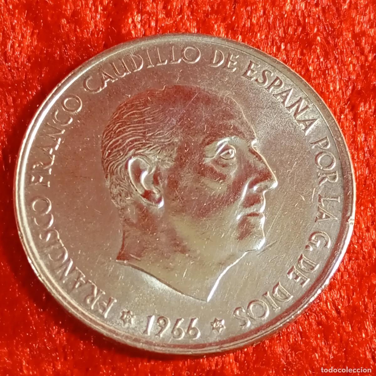 Monedas Franco: MONEDA - PLATA - CIEN PESETAS - 100 PTAS - 1966 - ESTRELLA 68 - FRANCISCO FRANCO - 19,06 G / 50
