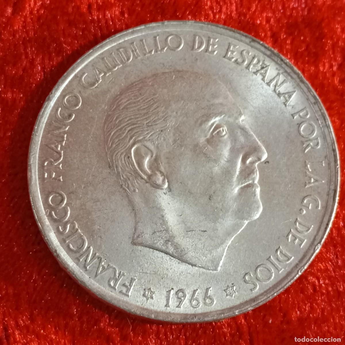 Monedas Franco: MONEDA - PLATA - CIEN PESETAS - 100 PTAS - 1966 - ESTRELLA 68 - FRANCISCO FRANCO - 18,89 G / 53
