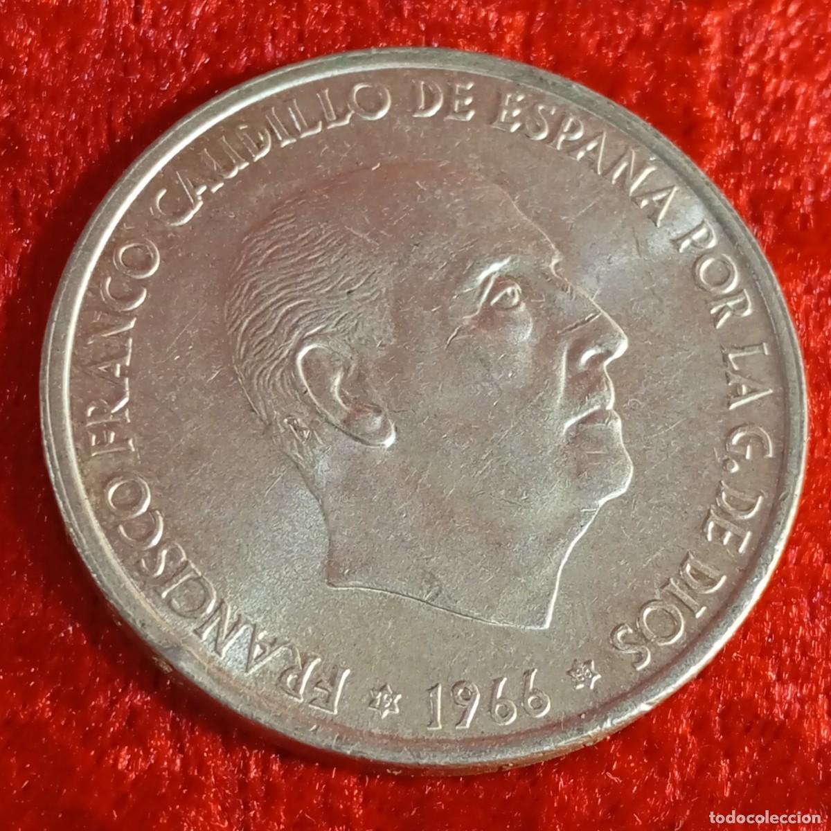 Monedas Franco: MONEDA - PLATA - CIEN PESETAS - 100 PTAS - 1966 - ESTRELLA 68 - FRANCISCO FRANCO - 19,07 G / 54