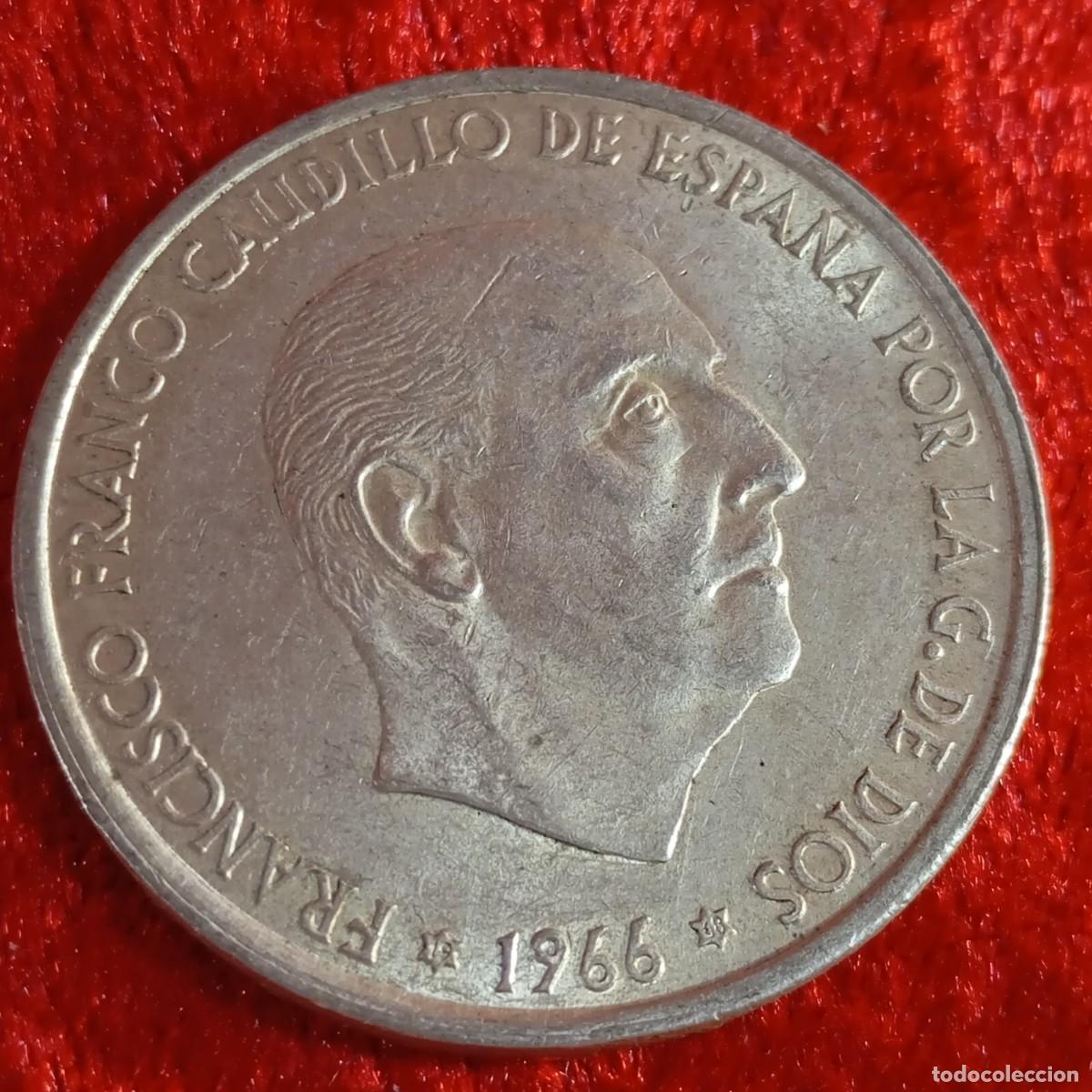 Monedas Franco: MONEDA - PLATA - CIEN PESETAS - 100 PTAS - 1966 - ESTRELLA 68 - FRANCISCO FRANCO - 19,01 G / 55