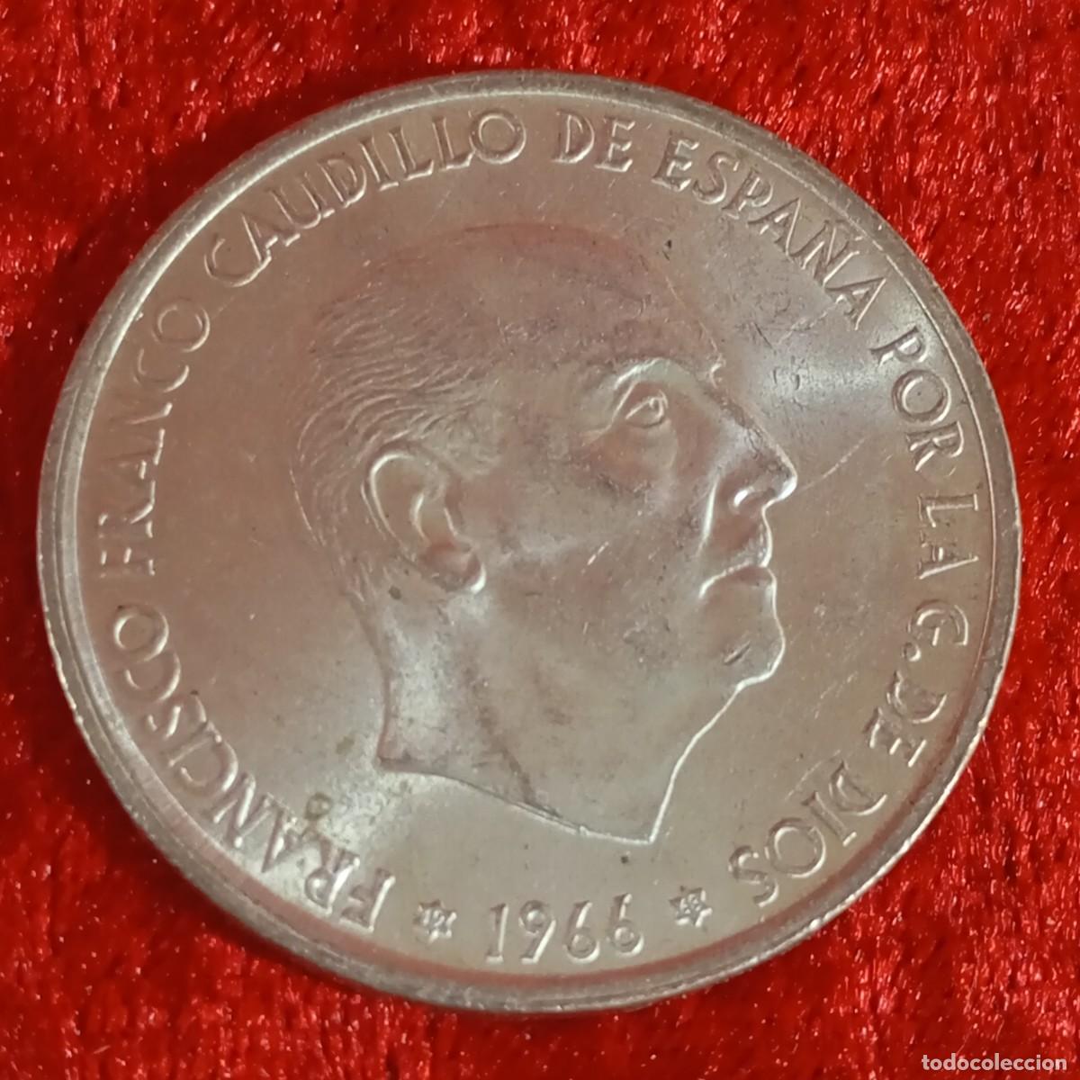 Monedas Franco: MONEDA - PLATA - CIEN PESETAS - 100 PTAS - 1966 - ESTRELLA 68 - FRANCISCO FRANCO - 19,08 G / 56