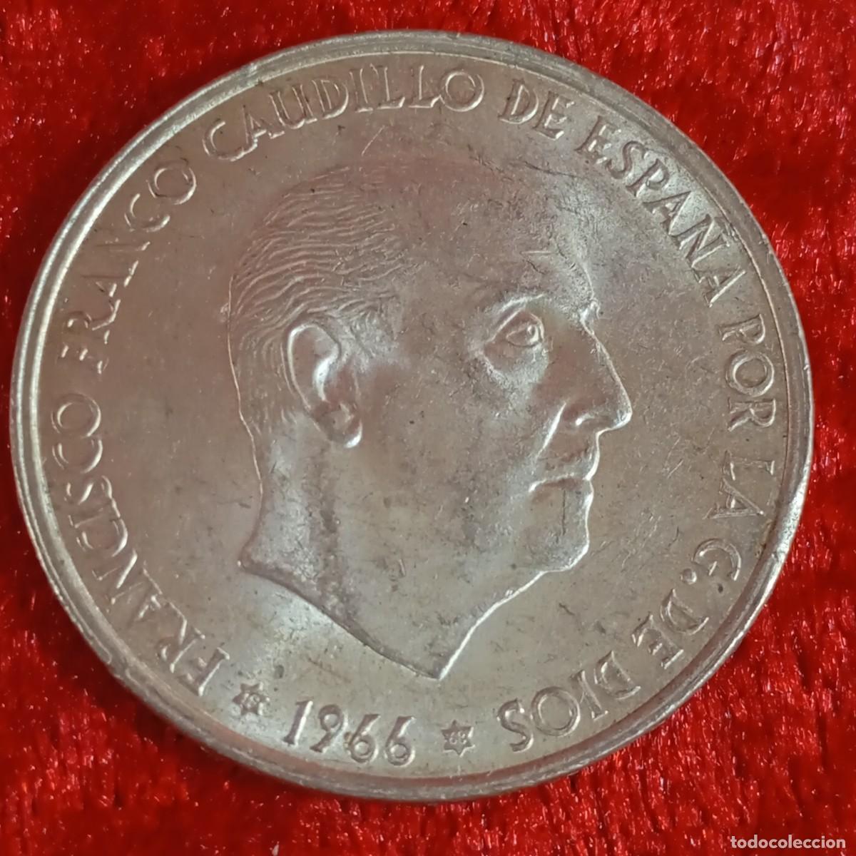 Monedas Franco: MONEDA - PLATA - CIEN PESETAS - 100 PTAS - 1966 - ESTRELLA 68 - FRANCISCO FRANCO - 19,04 G / 60