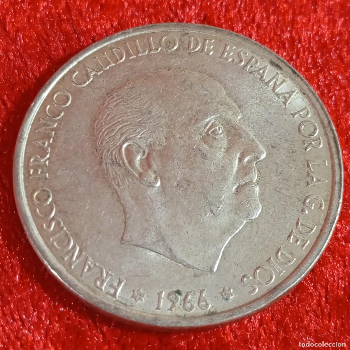 Monedas Franco: MONEDA - PLATA - CIEN PESETAS - 100 PTAS - 1966 - ESTRELLA 68 - FRANCISCO FRANCO - 18,94 G / 63