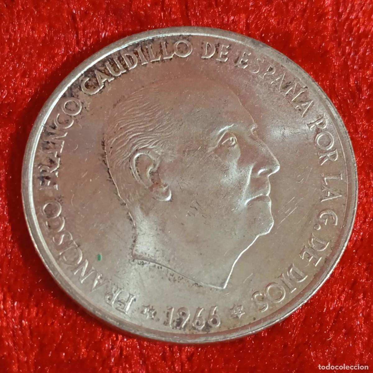 Monedas Franco: MONEDA - PLATA - CIEN PESETAS - 100 PTAS - 1966 - ESTRELLA 68 - FRANCISCO FRANCO - 18,94 G / 64