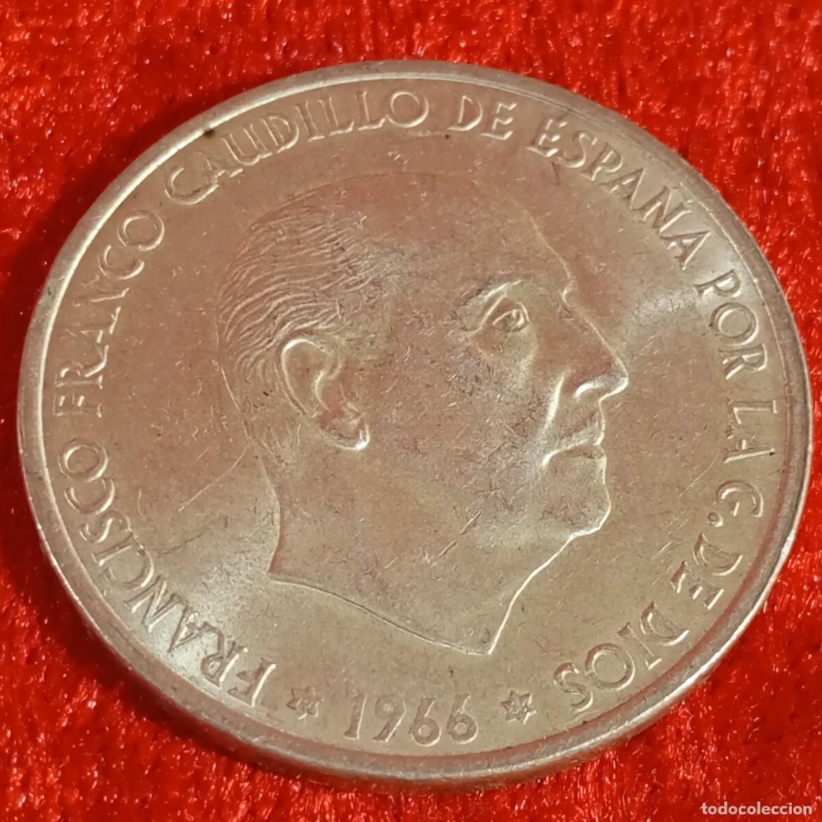 Monedas Franco: MONEDA - PLATA - CIEN PESETAS - 100 PTAS - 1966 - ESTRELLA 68 - FRANCISCO FRANCO - 19,19 G / 66