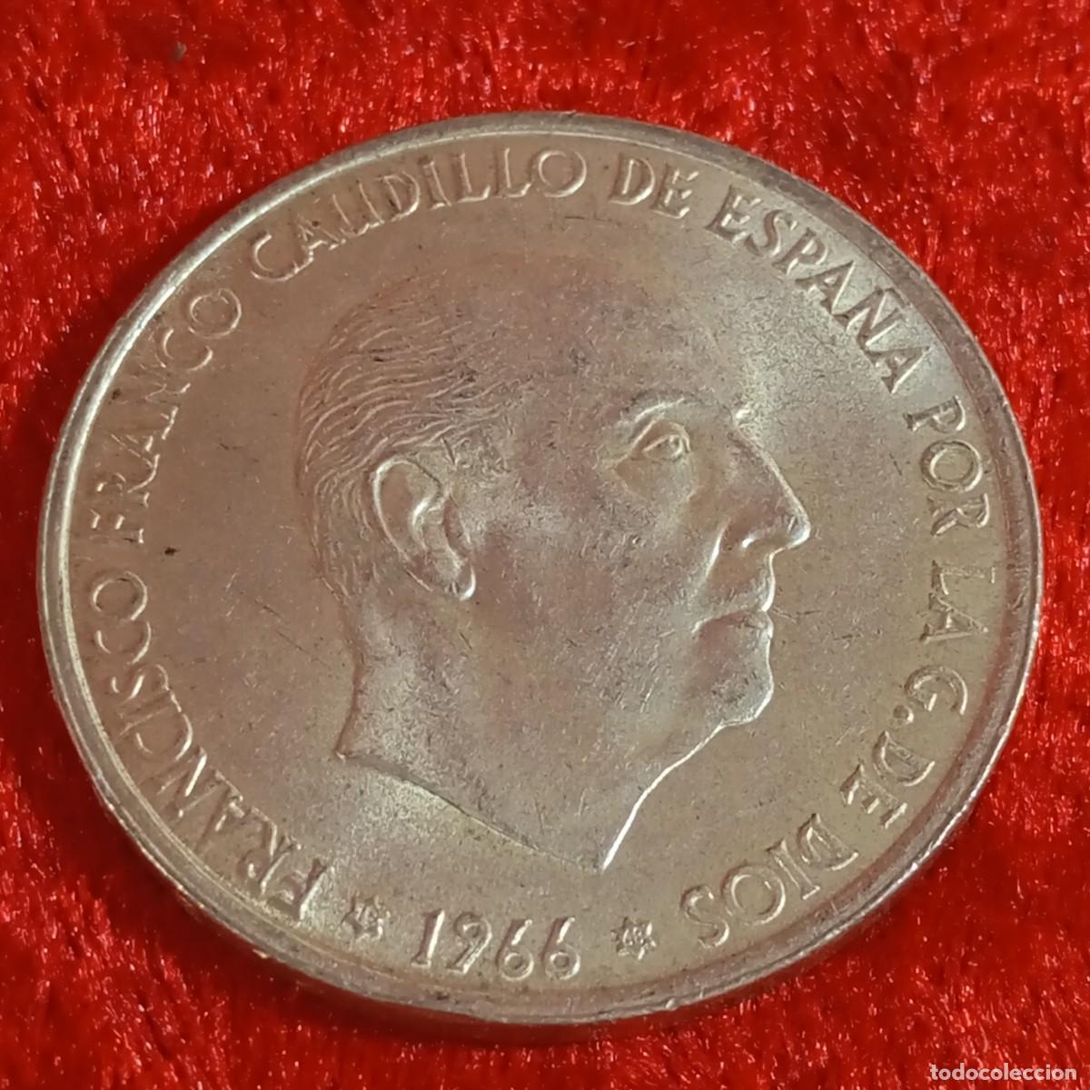 Monedas Franco: MONEDA - PLATA - CIEN PESETAS - 100 PTAS - 1966 - ESTRELLA 68 - FRANCISCO FRANCO - 19,01 G / 68