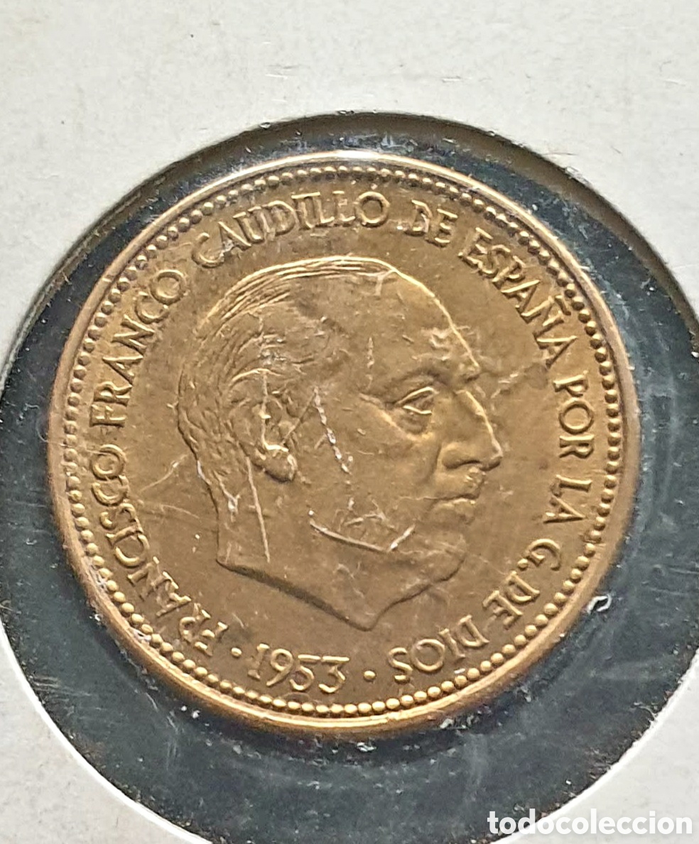 Monedas Franco: ESPA&Ntilde;A 1953. MONEDA DE 2,50 PESETAS 1953 *56. ESTADO ESPA&Ntilde;OL.