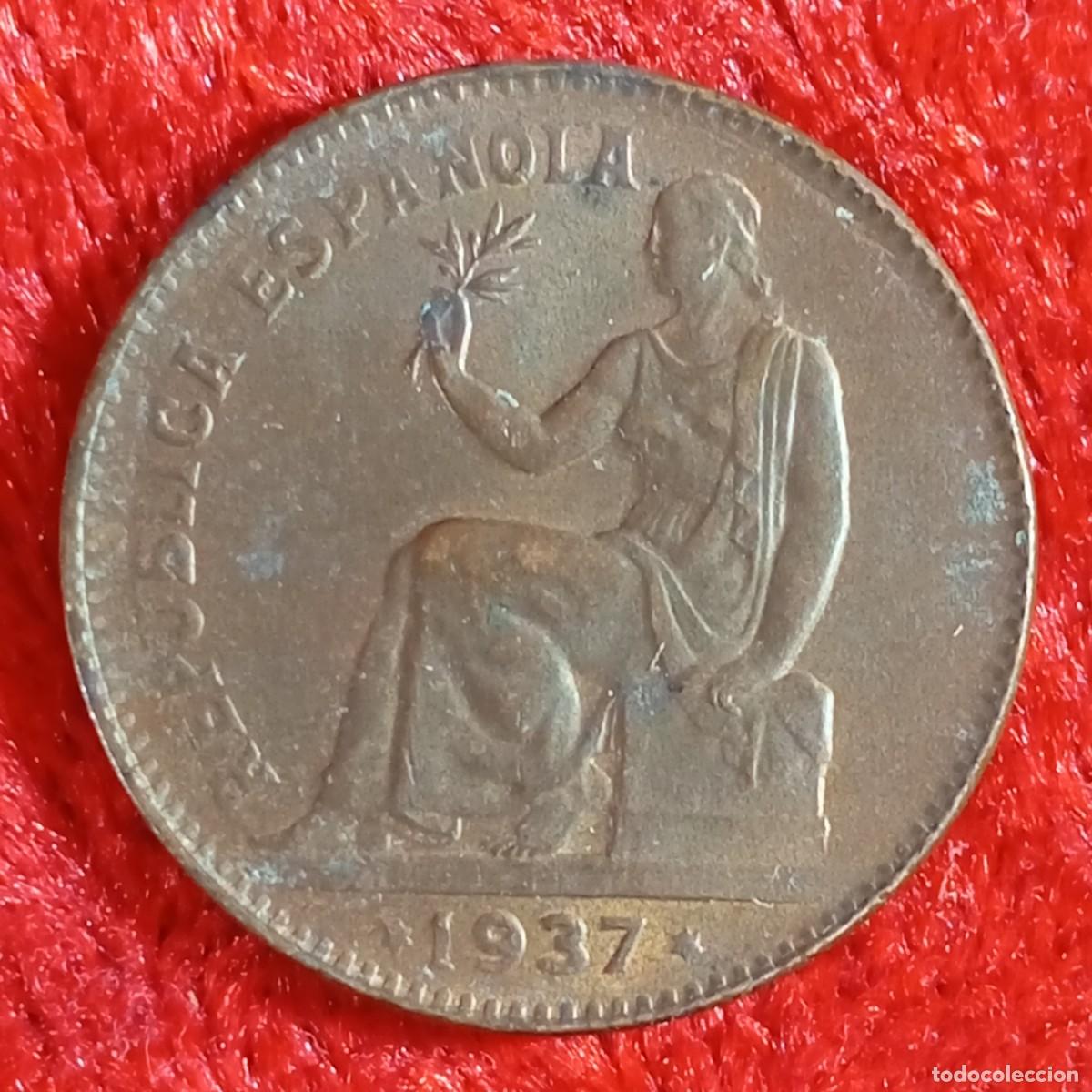 Monedas Franco: MONEDA - 50 CENTIMOS - 1937 - REPUBLICA ESPA&Ntilde;OLA - CINCUENTA CENTIMOS - RARA / 95
