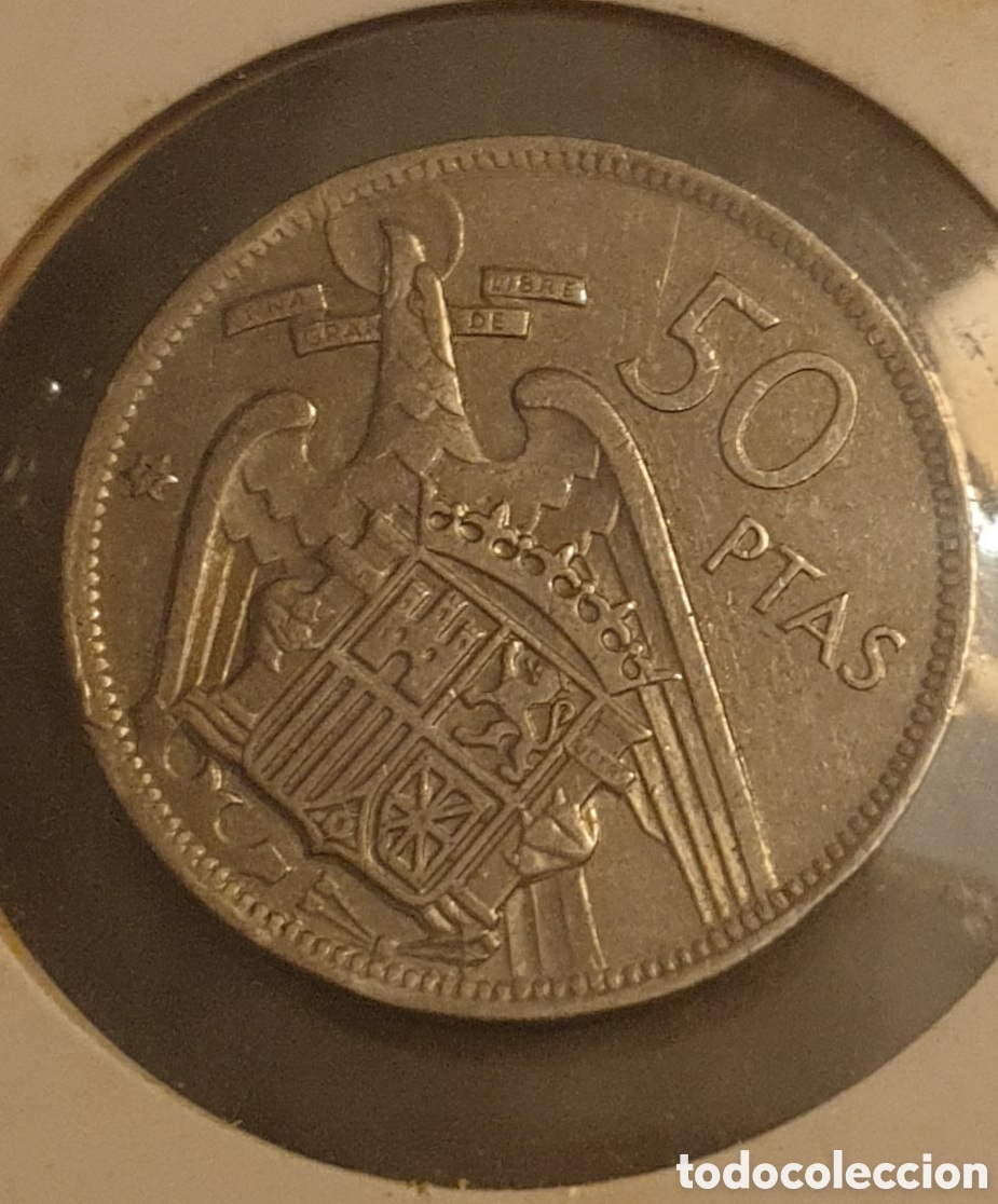 Monedas Franco: MONEDA 50 PESETAS 1957 *71 - Foto 2