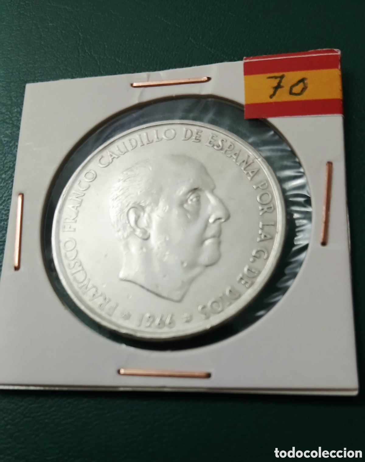 Monedas Franco: MONEDA DE PLATA 100 PESETAS 1966*70 S/C