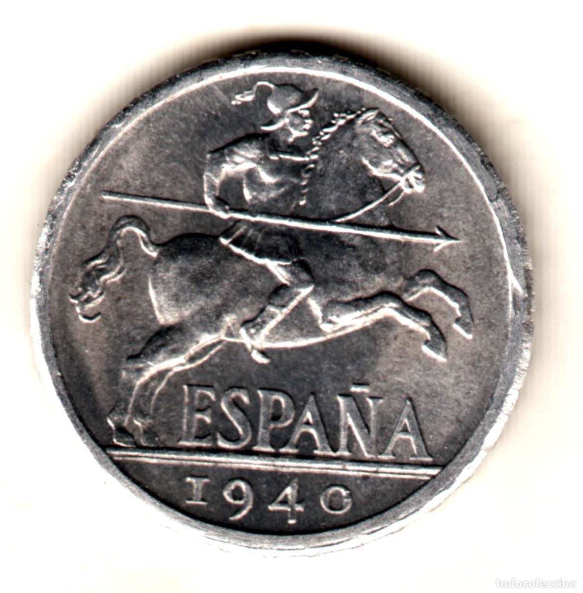 Monedas Franco: ESPA&Ntilde;A 10 Centimos 1940 S/C